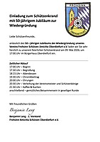 Logo Schützenkranzl mit Jubiläumsfeier