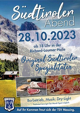 Banner Südtiroler Abend