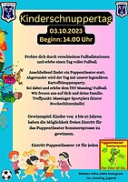 Logo Fußball Kinderschnuppertag mit anschließendem Puppentheater