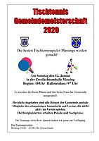Logo Tischtennis Gemeindemeisterschaft 2020