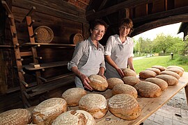 Banner Schaubacken im Schusteröderhof