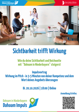 Banner Online: 2. Dahoam Impuls - Sichtbarkeit trifft Wirkung