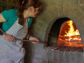 Banner Schaubacken im Schusteröderhof