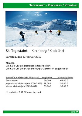 Banner Ski Tagesfahrt (SVE Oberdietfurt)