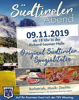 Banner Südtiroler Abend